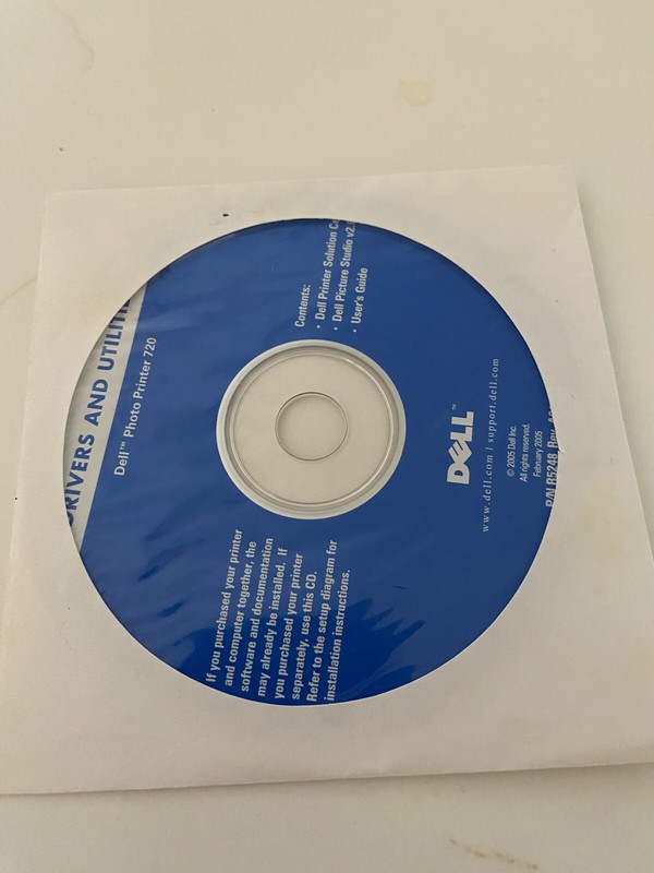Dell Drivers and Utilities Dell Photo Printer 720 CD 