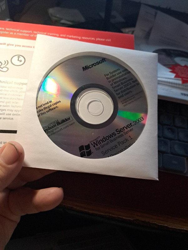 Windows Server 2003 SBS Premium OEM 5 CAL + COA + SP1 CD | Open Sealed License gallery