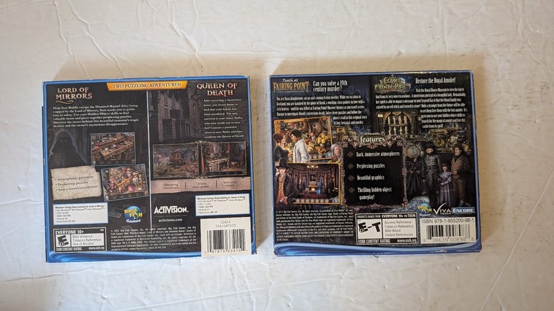 Big Fish Games PC CD-ROM Hidden Object Adventure Lot of 2 Game Packs gallery