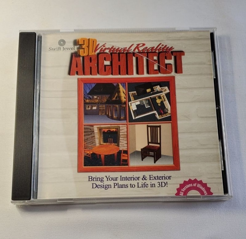 3D Virtual Reality ARCHITECT Design PC CD-ROM