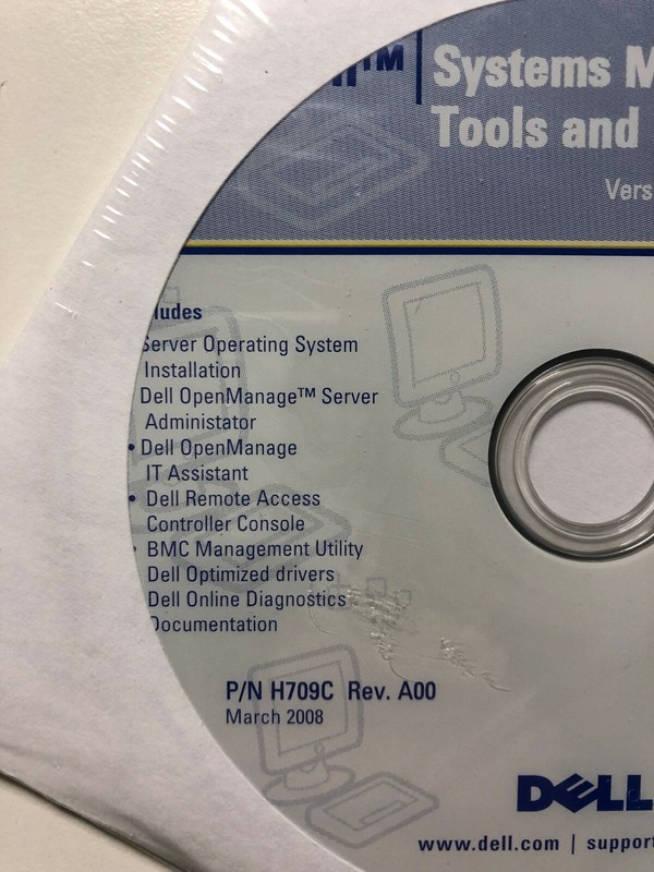 Dell Systems Management Tools and Documentation CD-ROM, P/N H709C, Sealed gallery