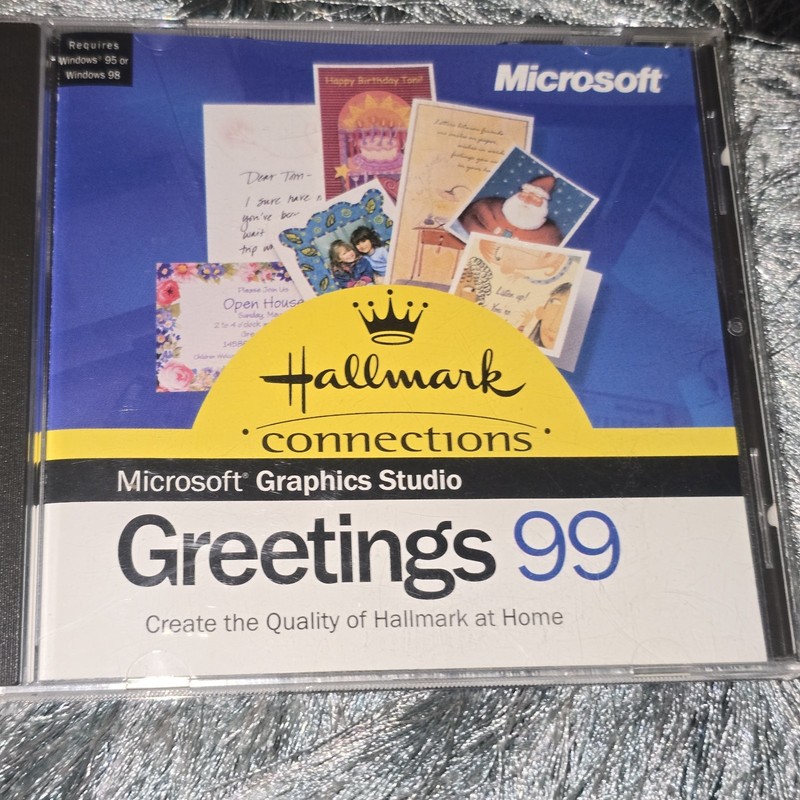 Hallmark Connections Greetings Cd Rom Lot - 1999 & 2000 W/Keys Windows 95 / 98 gallery