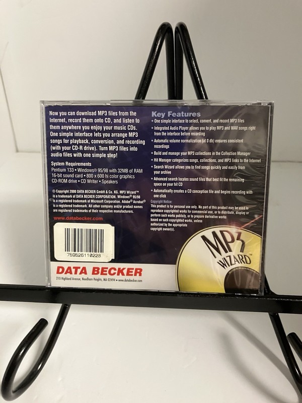 Data Becker- Turn MP3 Files Into Music CDs Brand New Sealed gallery