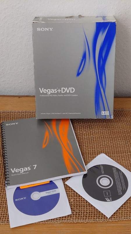 RARE Sony Vegas 7 & DVD Architect – HARD TO FIND