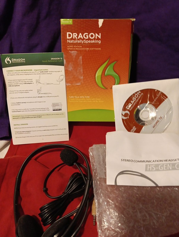 Nuance – Dragon Naturally Speaking 12 Home Ed. Speech Recognition NEW Open Box