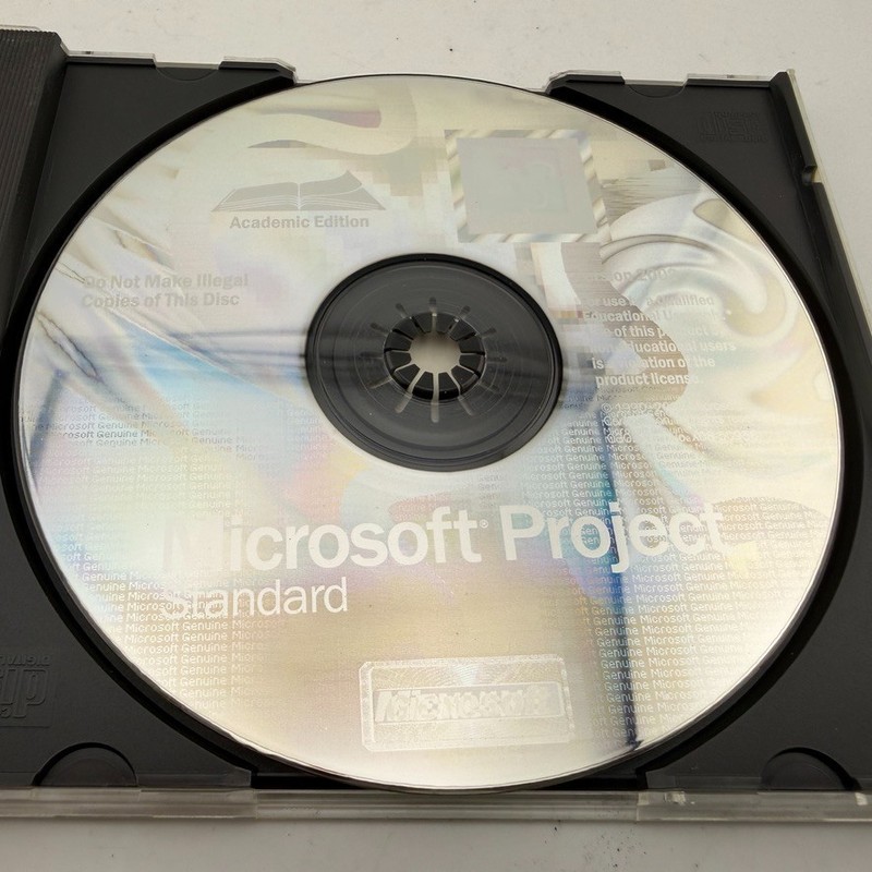 Vintage Microsoft Project 2002 Academic With Product CD Key gallery