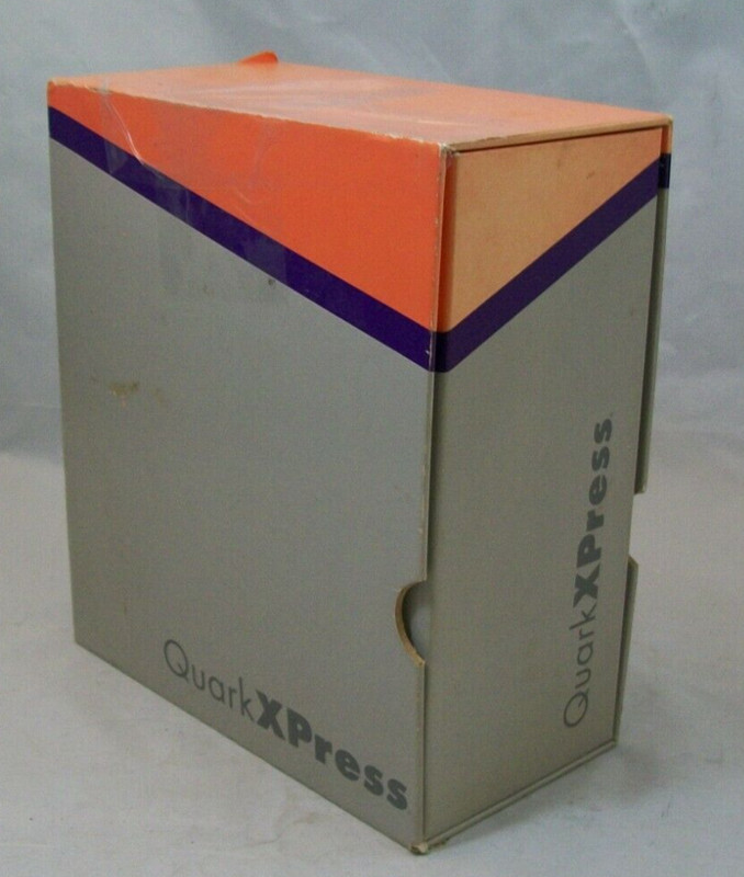 Vintage Quark Xpress Software for Mac 1986-91 Complete w Manuals Disks