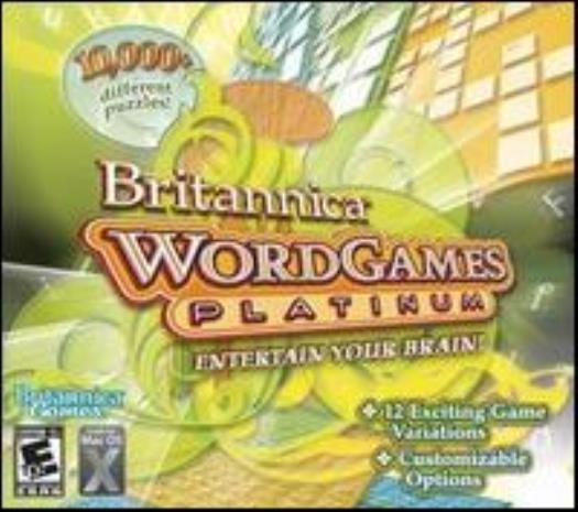Britannica Word Games Platinum MAC OSX puzzles searches crossword scramble lot!
