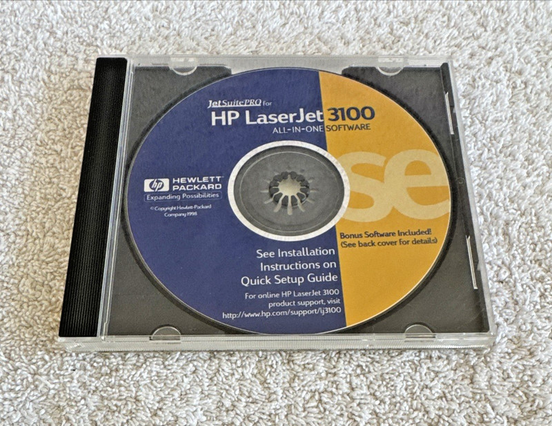 JetSuitePro for HP LaserJet 3100 All-in-One Software CD-ROM gallery