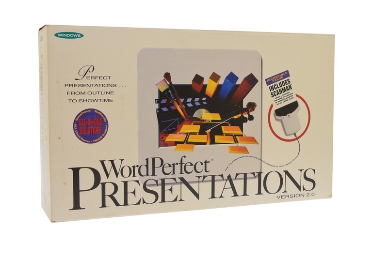 WordPerfect Presentations Version 2.0 With Scanner – New