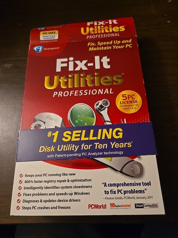 NEW Fix-It Utilities Professional Software – 5 PC License by Avanquest (2015)