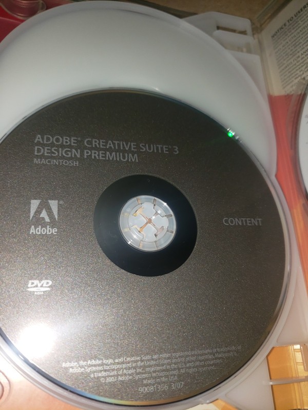 Adobe Creative Suite 3 Design Premium CS3 Mac DVD Vintage Software gallery