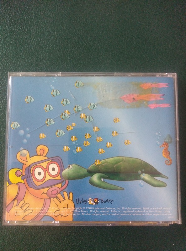 Arthur's Computer Adventure PC CD-ROM (Living Books 1998) - Damaged Case gallery