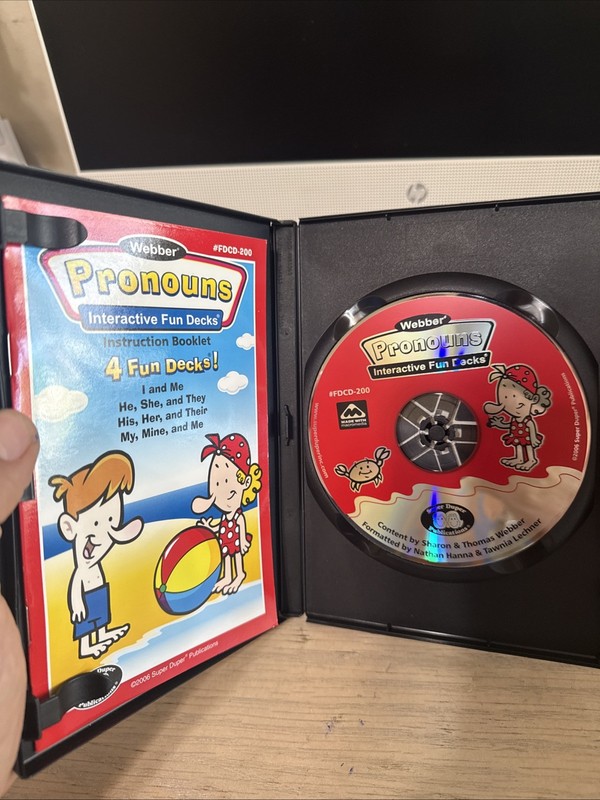 Webber Pronouns Interactive Fun Decks (CD-ROM) gallery