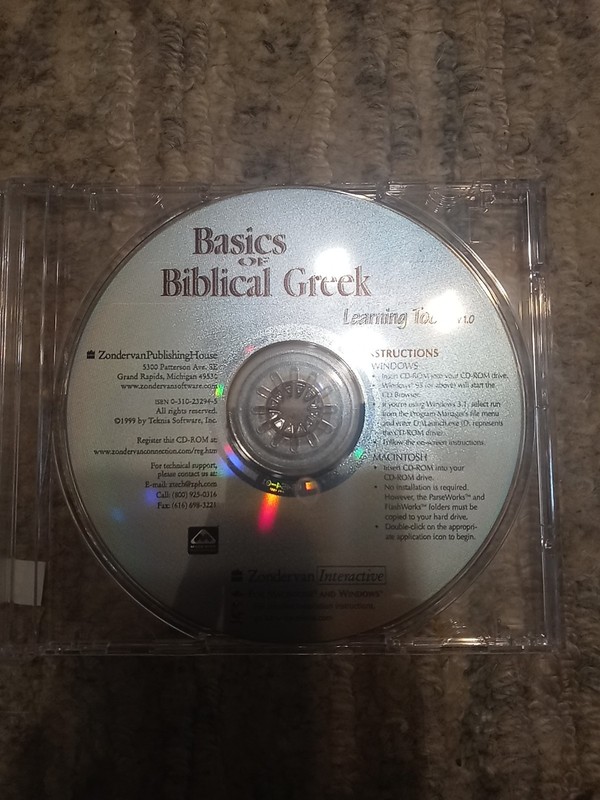 Basics Of Biblical Greek Learning Tools V. 1.0 Windows/Macintosh Cd Rom gallery