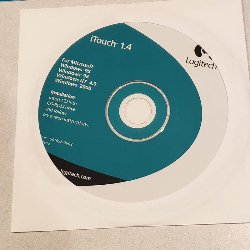 Logitech iTouch 1.4 Installation CD and Manual Package 631225-0403