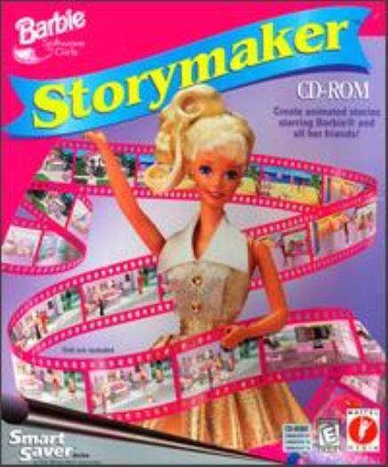 Barbie Storymaker PC CD girls create stories own storyline doll props story game