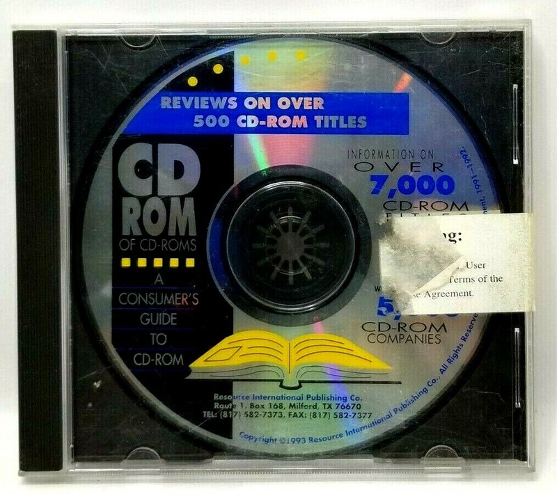A Consumer’s Guide To CD-ROM Reviews On Over 500 CD-ROM Tiles
