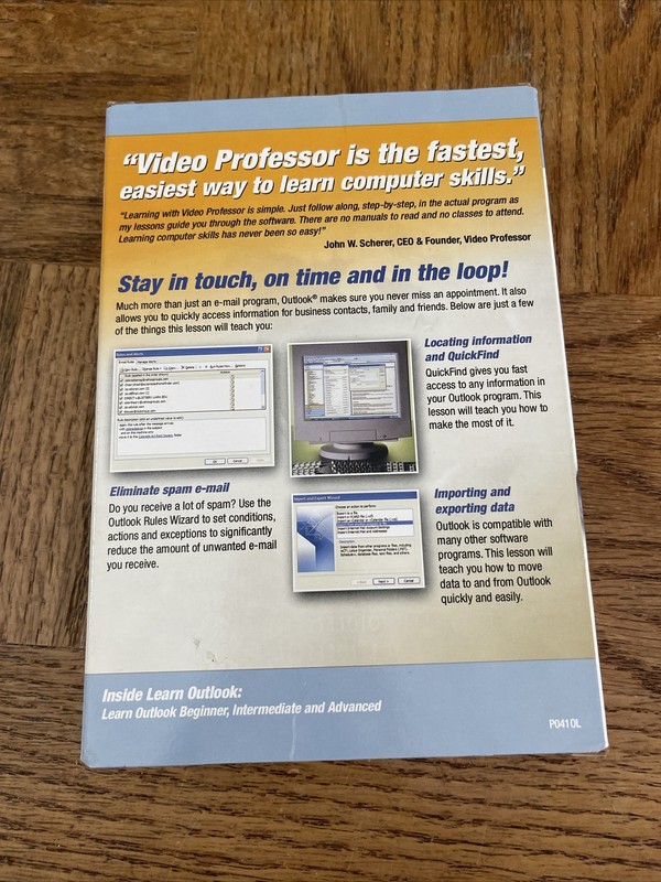 Video Professor Learn Outlook PC Software gallery