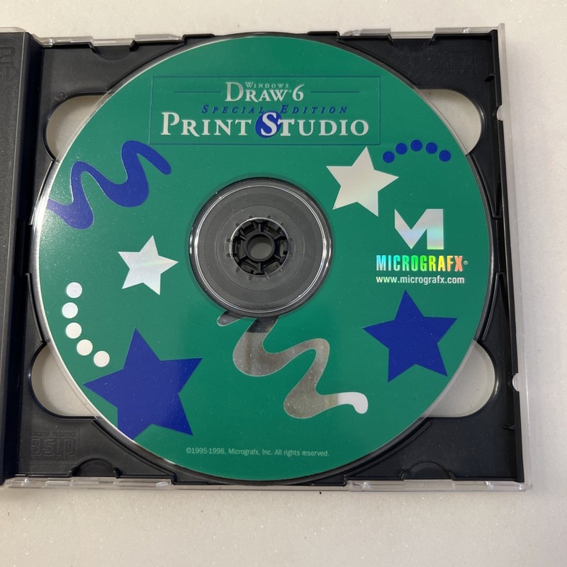 Vintage – Windows Draw 6 Special Edition Print Studio for Windows