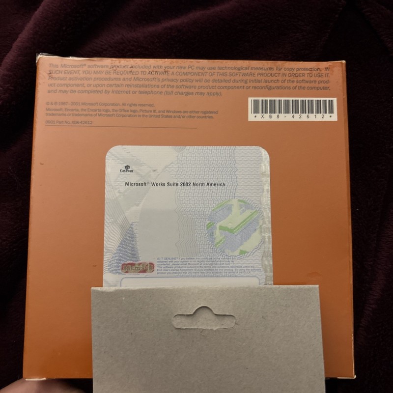 Microsoft Works Suite 2002 Full Set Install CDs New. Sealed gallery