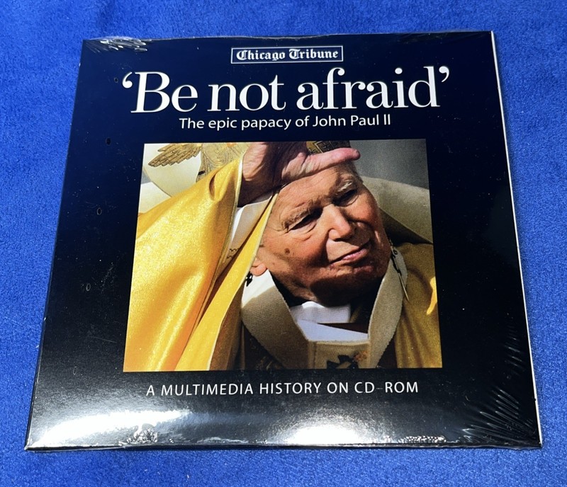 ‘Be not afraid’ The epic papacy of John Paul II Multimedia CD-ROM – New Sealed