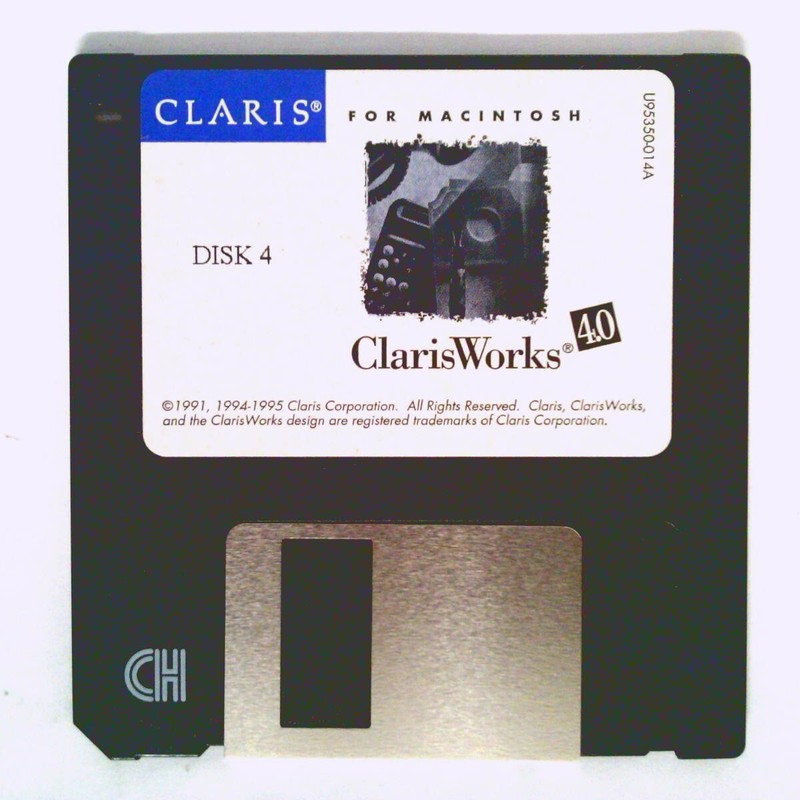 ✅ CLARISWORKS~4.0~Macintosh~1995~6 / 3.5" Floppy Disks~Plus Number on 1st Disk gallery