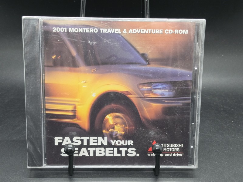 2001 Mitsubishi Montero Travel & Adventure CD-ROM New Sealed
