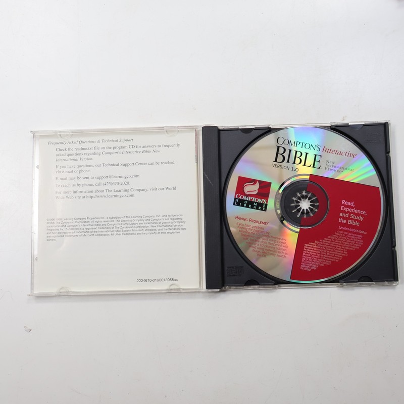 Compton's Interactive Bible NIV Version 1.0 CD-ROM (1996) Zondervan Publishing gallery