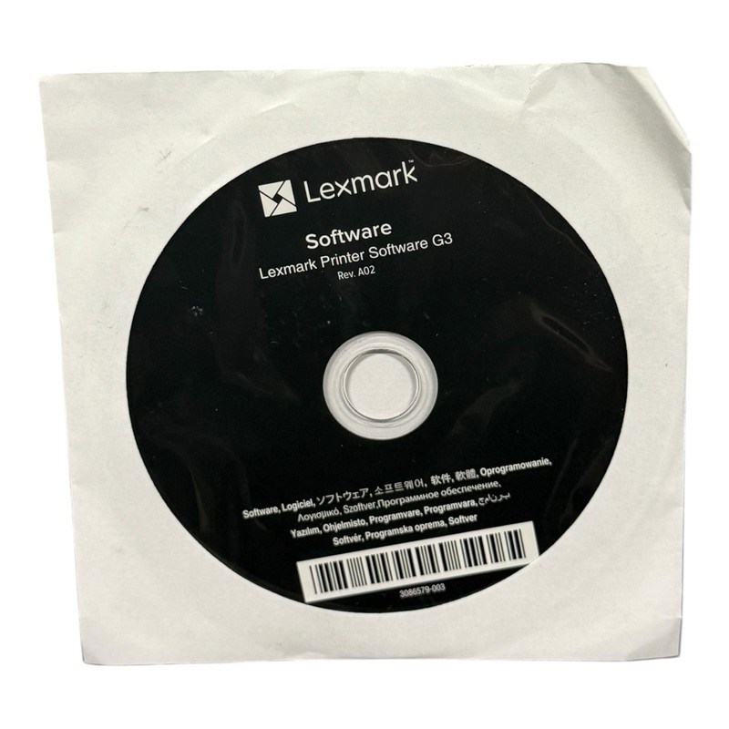 Lexmark Printer Software G3 Rev A02 Installation Software CD Disc New Unused