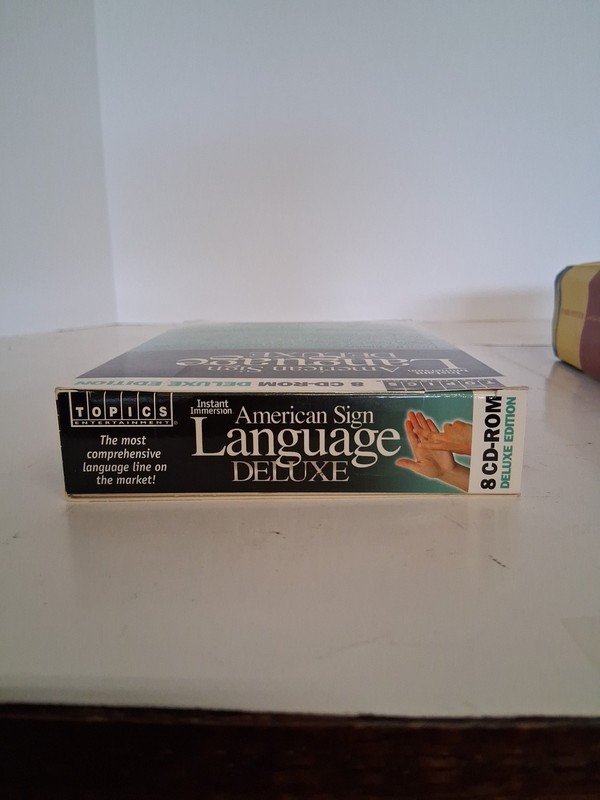 American Sign Language Deluxe Edition Instant Immersion 8-CD ROM gallery