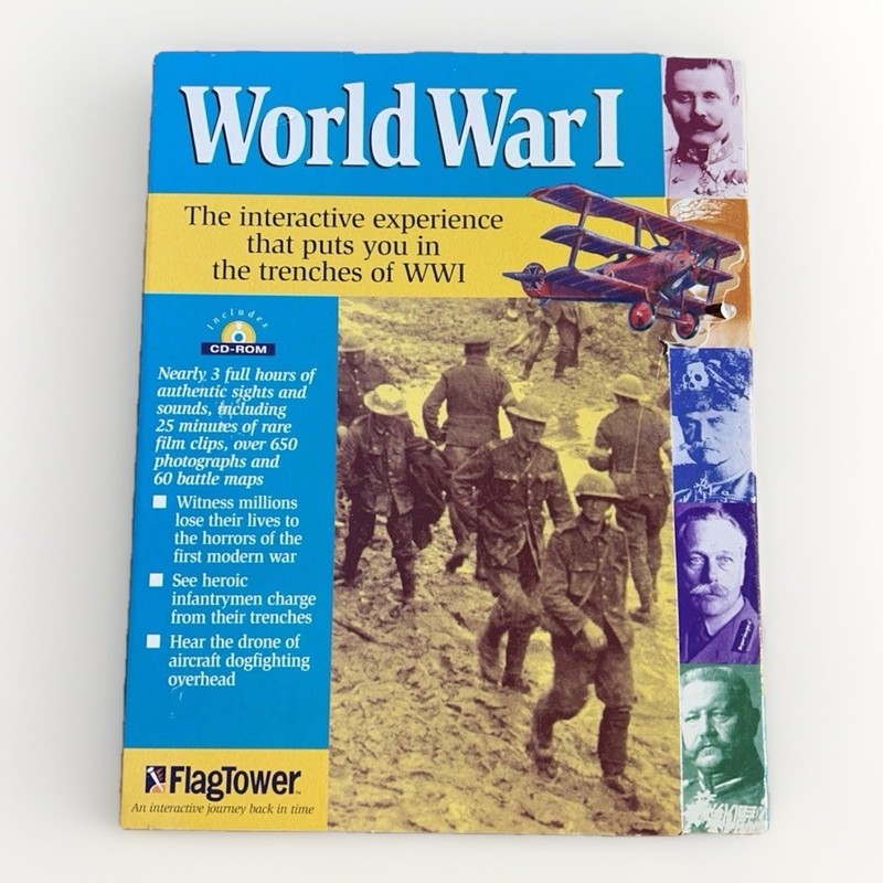 Brand New Sealed FlagTower World War I Interactive Experience PC/Mac CD-ROM
