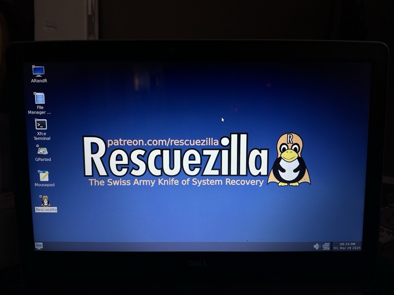 Rescuezilla 8Gb Bootable USB System Recovery Clone Partition Flash Drive gallery