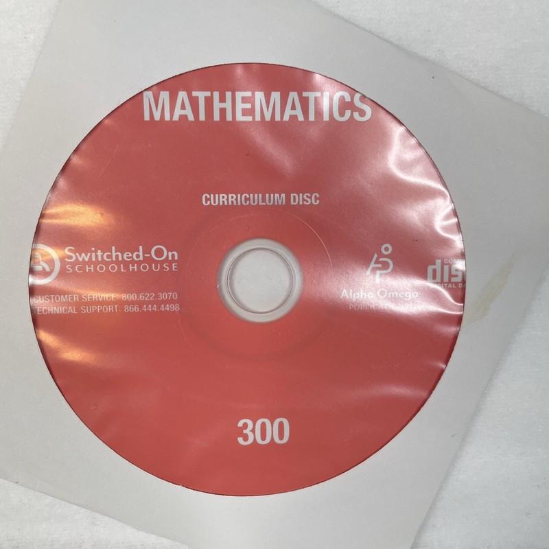 Switched-On Schoolhouse CD Math 3 Installation Curriculum is Sealed gallery