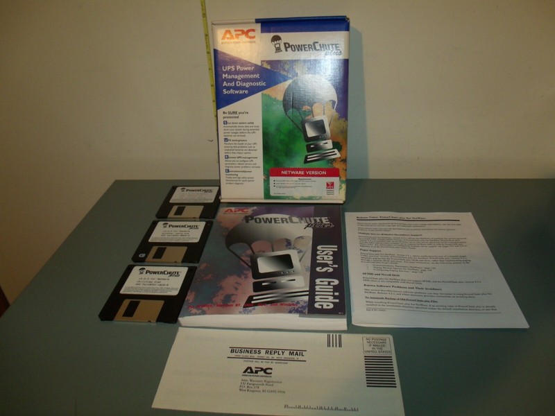 APC PowerChute Plus v4.2.3 for Netware Windows Dos 1994 Vintage