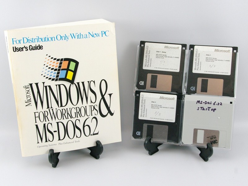 Microsoft Windows for Workgroups & MS-DOS 6.2 - 3.5" Floppy gallery
