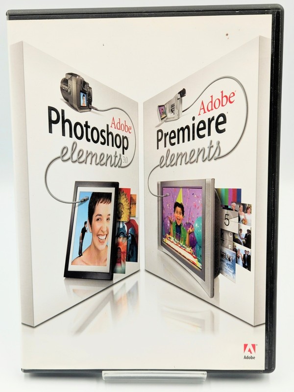 Adobe Photoshop Elements 3.0 PLUS Adobe Premiere Elements Win XP + Serial