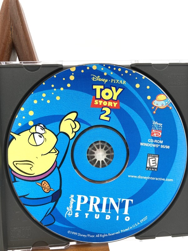 Disney Pixar Toy Story 2 Print Studio PC Project Design Tools Program Manual gallery