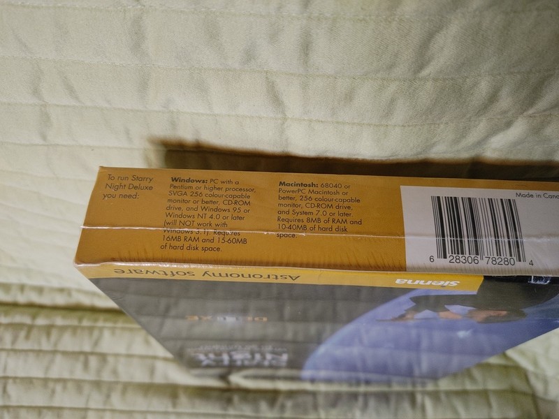 Sienna - STARRY NIGHT Deluxe PC/MAC CD-ROM SOFTWARE FOR MAC OS/WIN 95/ NT (NEW) gallery