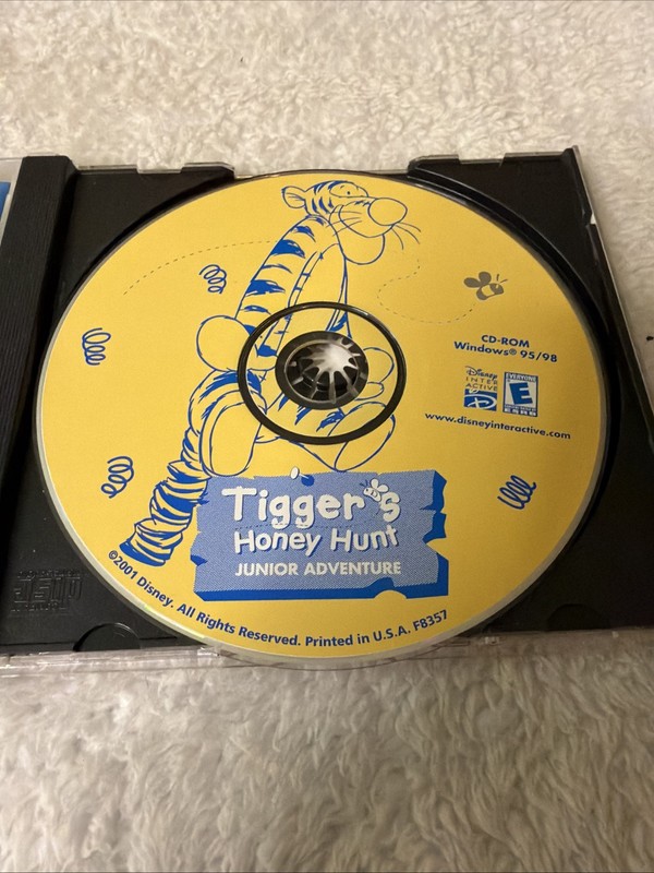 Disneys Tigger's Honey Hunt Junior Adventure PC CD ROM VTG Winnie The Pooh Game gallery