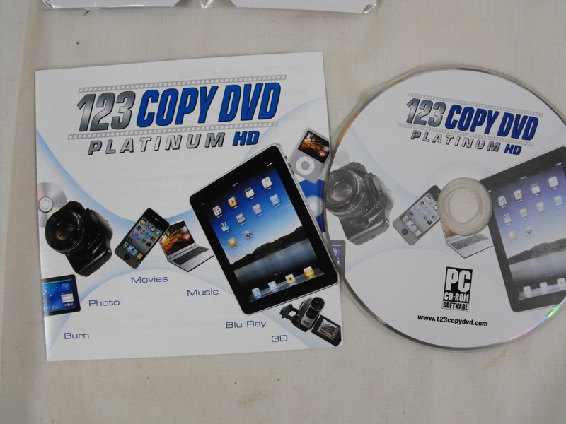 Retro PC Software 123 Copy DVD Platinum CD-ROM DVD Copy/Convert Win XP/Vista/7 gallery