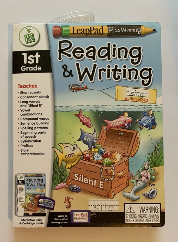LeapPad Plus Writing Reading 1st Grade Vowels Part of Speech Story Comprehension