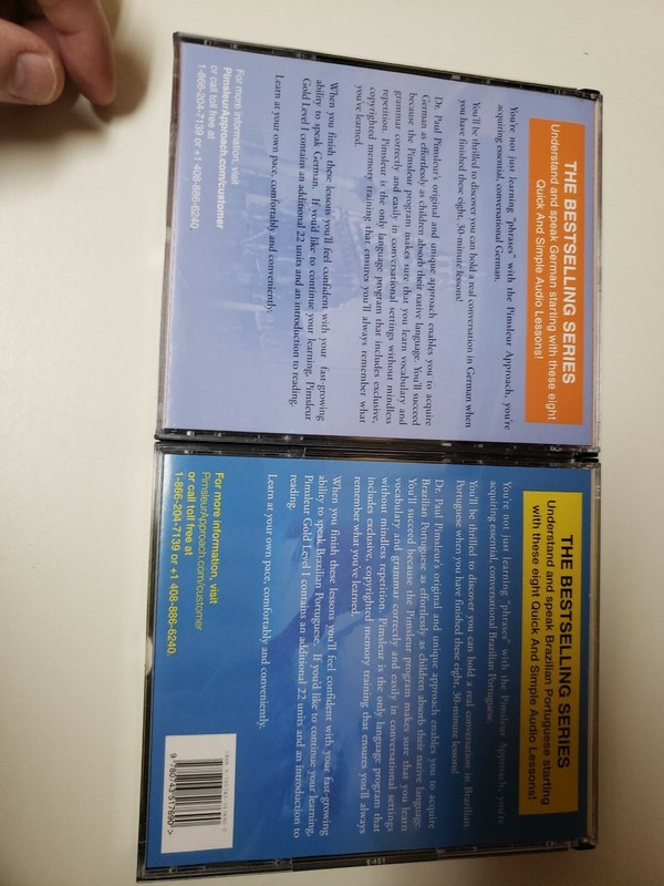 German & Portuguese Pimsleur Quick & Simple 2nd Revised 4 CDs Owner's Manual gallery