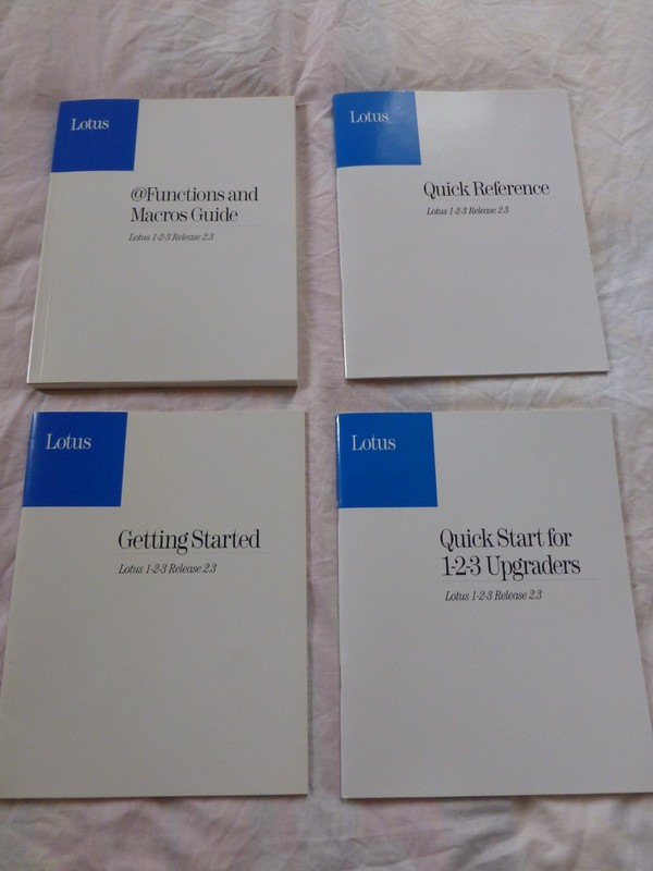 Lotus 1-2-3 Release 2.3 for DOS plus Greek support disk - RARE & VINTAGE! gallery