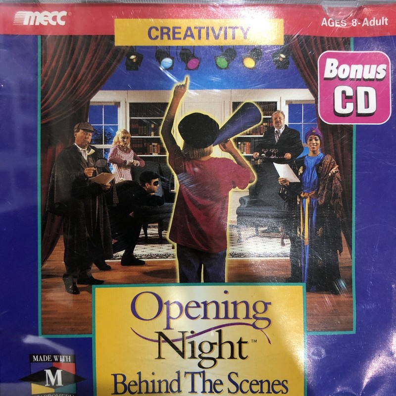 Opening Night Behind The Scenes By Creativity Mecc Cd Rom
