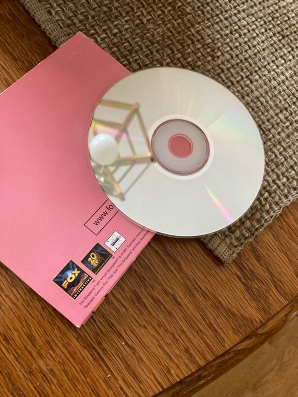 The Simpsons Virtual Springfield Computer game 1997 CD ROM gallery