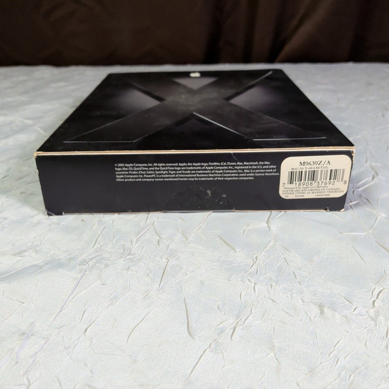 Vtg 2005 Apple Mac OS X 10.4 Tiger (M9639Z/A) Open Box Computer gallery