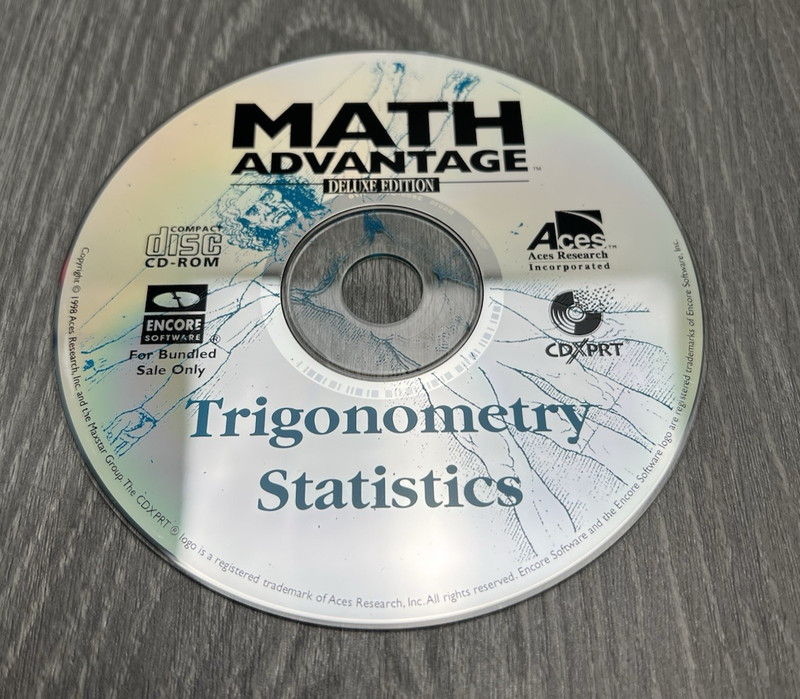 Math Advantage Deluxe Edition CD-ROM Trigonometry - DISC ONLY