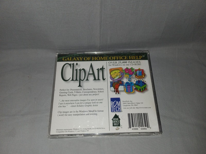 Lot Of 2 Clip Art Cds, Softkey ClipArt 5,001 And Galaxy Of Home Office Help gallery