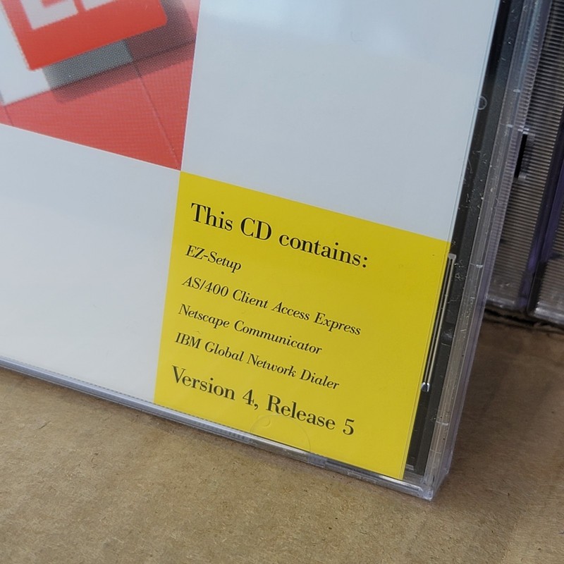 IBM EZ-Setup For iSeries and AS/400e CD-ROM PC Software CASE OF 30 New Old Stock gallery